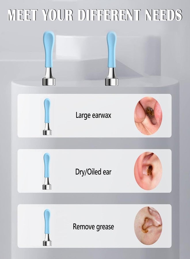 BEBIRD Original Ear Cleaner Replacement Tips, 10pcs Waterproof Silicone Ear Spoon for Ear Wax Removal Endoscope, Ear Cleaning Tips Set for Most Model R1/Earsight Plus/X17Pro/30S/W3/T15/X3/X1/R3 etc - Image 3